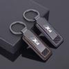 Zinc Alloy Leather Car Emblem Keychain Keyring Key Chain Gift Anti-loss Pendant For BMW X1 X2 X3 X4 X5 X6 X7 Styling Accessories mkcp79