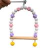 Non-slip Parrot Swing Hanging Training Stand Holder Perch Climbing Toy Bird Swing Toys  Cockatiel