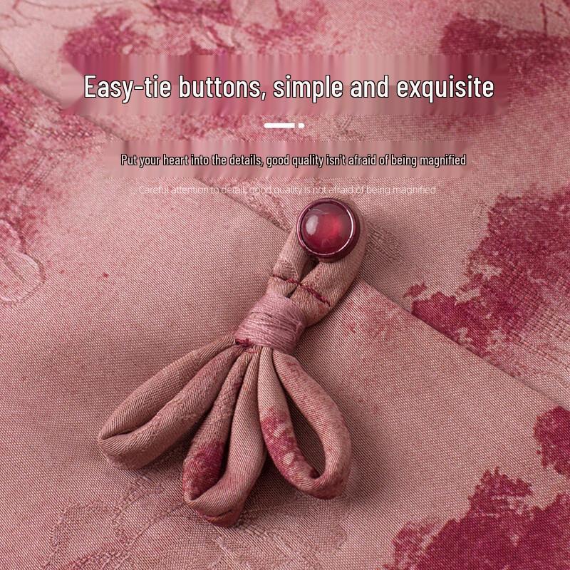 Elderly Women's Round Neck Breathable Cardigan