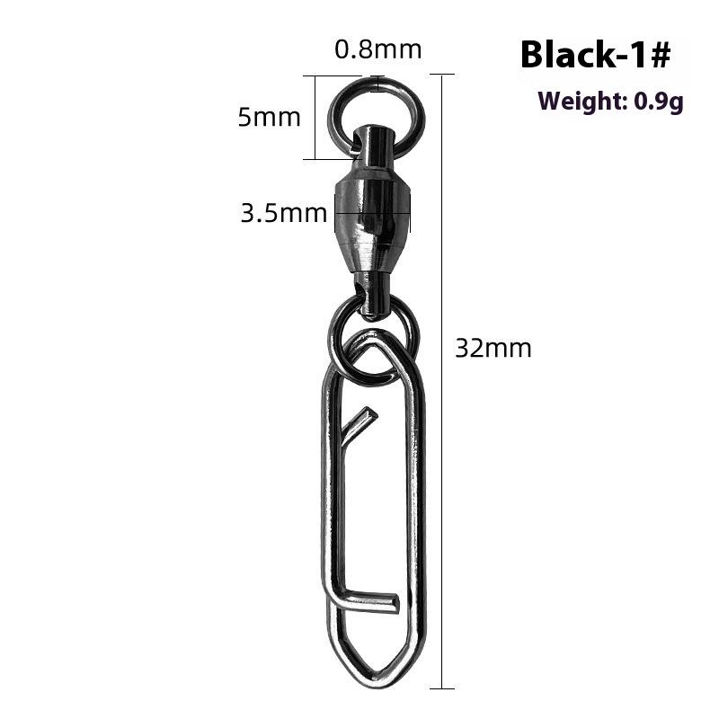 

10 шт. Рыболовные вертлюжки с подшипником, силовые рыболовные застежки, быстросъемные вертлюжки, морская пресноводная бочкообразная вертлюжка, скоростные застежки