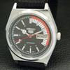 VINTAGE REFURBISHED SEIKO 5 AUTOMATIC 6309A JAPAN MENS BLACK WATCH A440909-4 Sk-a440909