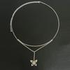 Elegant Rhinestone Butterfly Waist Chain for Beachwear