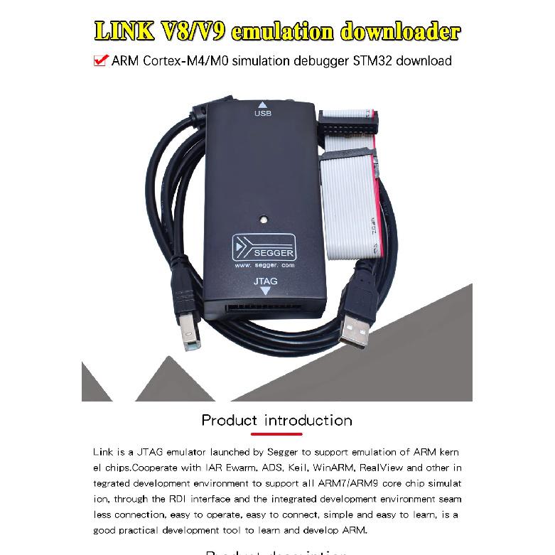 High Speed J-Link JLink V8 USB JTAG ARM Emulator Debugger J-Link V9 Emulator STM32F103C8T6 STM MCU