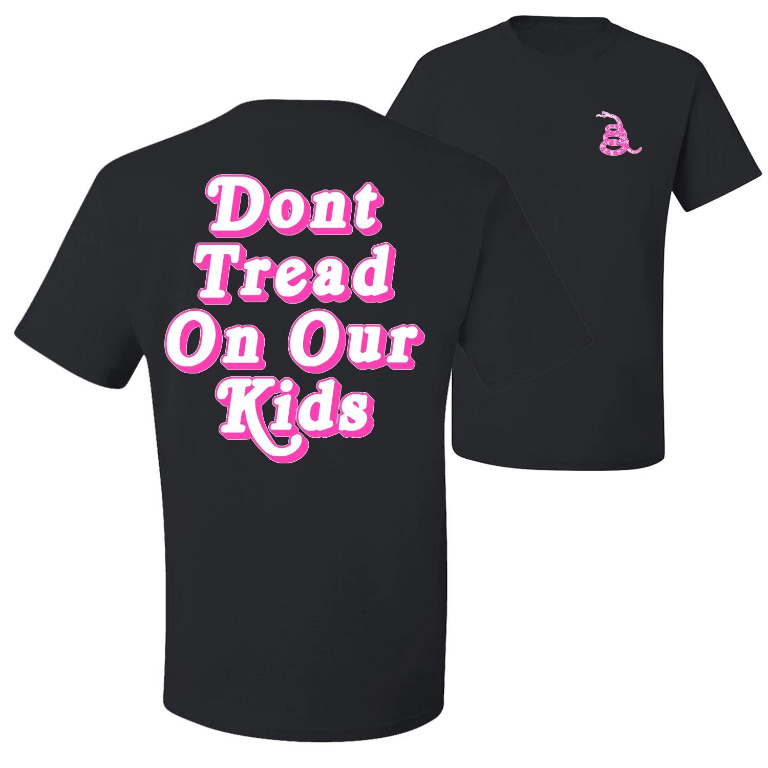 Dont Tread On Our Kids Neon Pink American Pride Men Graphic T- Shirt 3XL