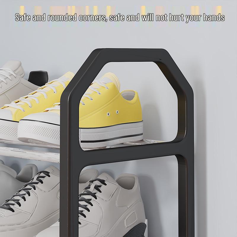Stylish Multi-Layer Shoe Rack: Dustproof Storage Cabinet for Home & Dorm Use