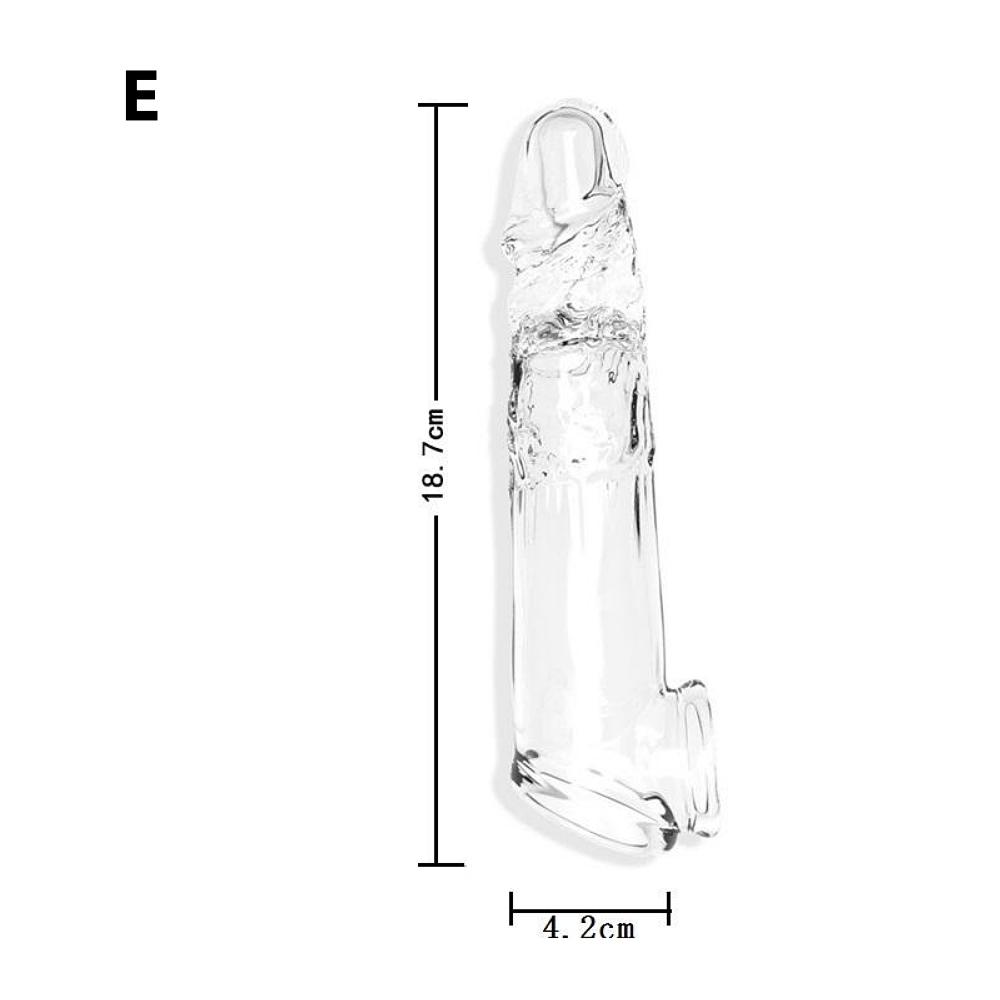 Enlargement Glans Cock Sleeve Male Foreskin Corrector Resistance Ring Delay Ejaculation Penis Ring Sex Toy 18 Men Penis Extender