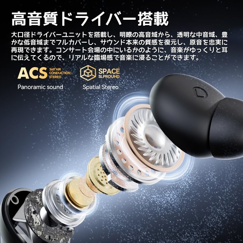 Bluetooth Wireless Earbuds New Bluetooth Wireless Earphones with Call Automatic LED Battery Level Compact and Perfect for and School [2025 5.49]
