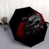 1pc Yin Yang Koi Fish Symbolism Umbrella with Plastic Handle, Suitable for All Seasons Outdoor PT386