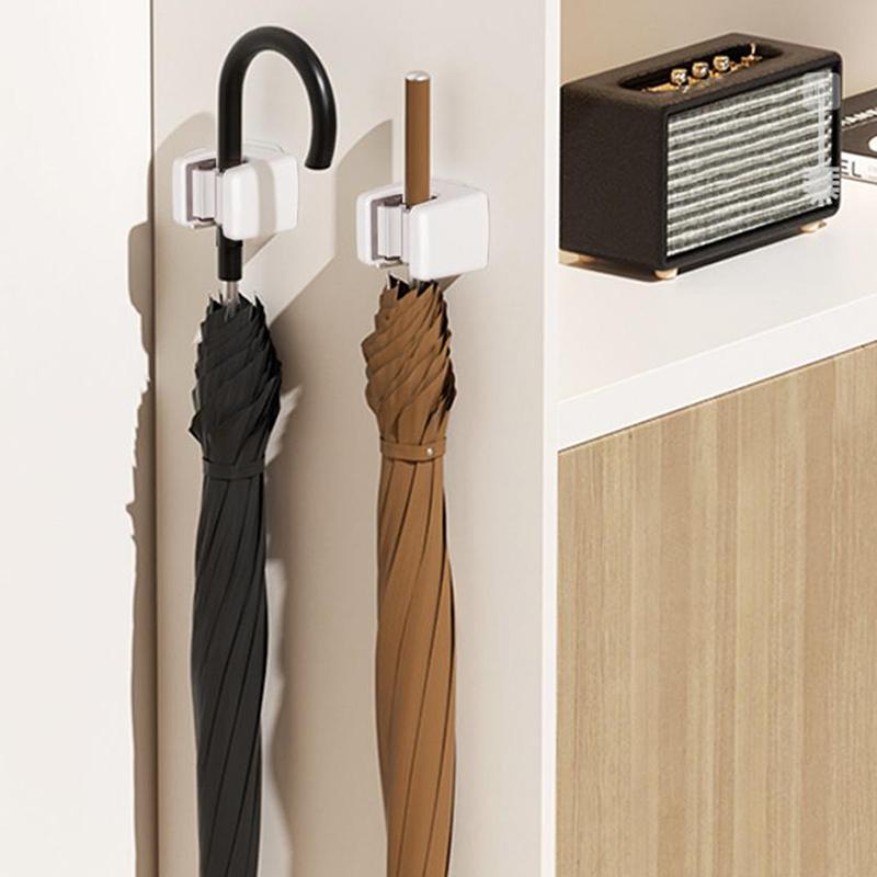 Self-Adhesive Mop Holder Clips Wall Mounted Mop Brush Broom Stand Rack Space Saving For Kitchen Bathroom Organizer Accessories