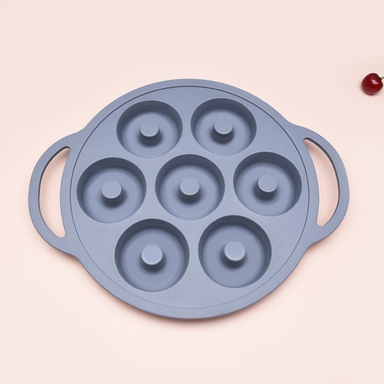 Donut Silicone Cake Pan with Hardware Easy Demoulding Silicone Cake Mold DIY Baking