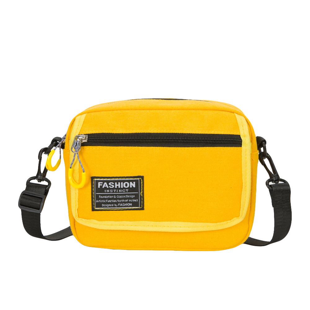 Buy Women Zipper Shoulder Bags Pure Color Casual Tote Outdoor Bag