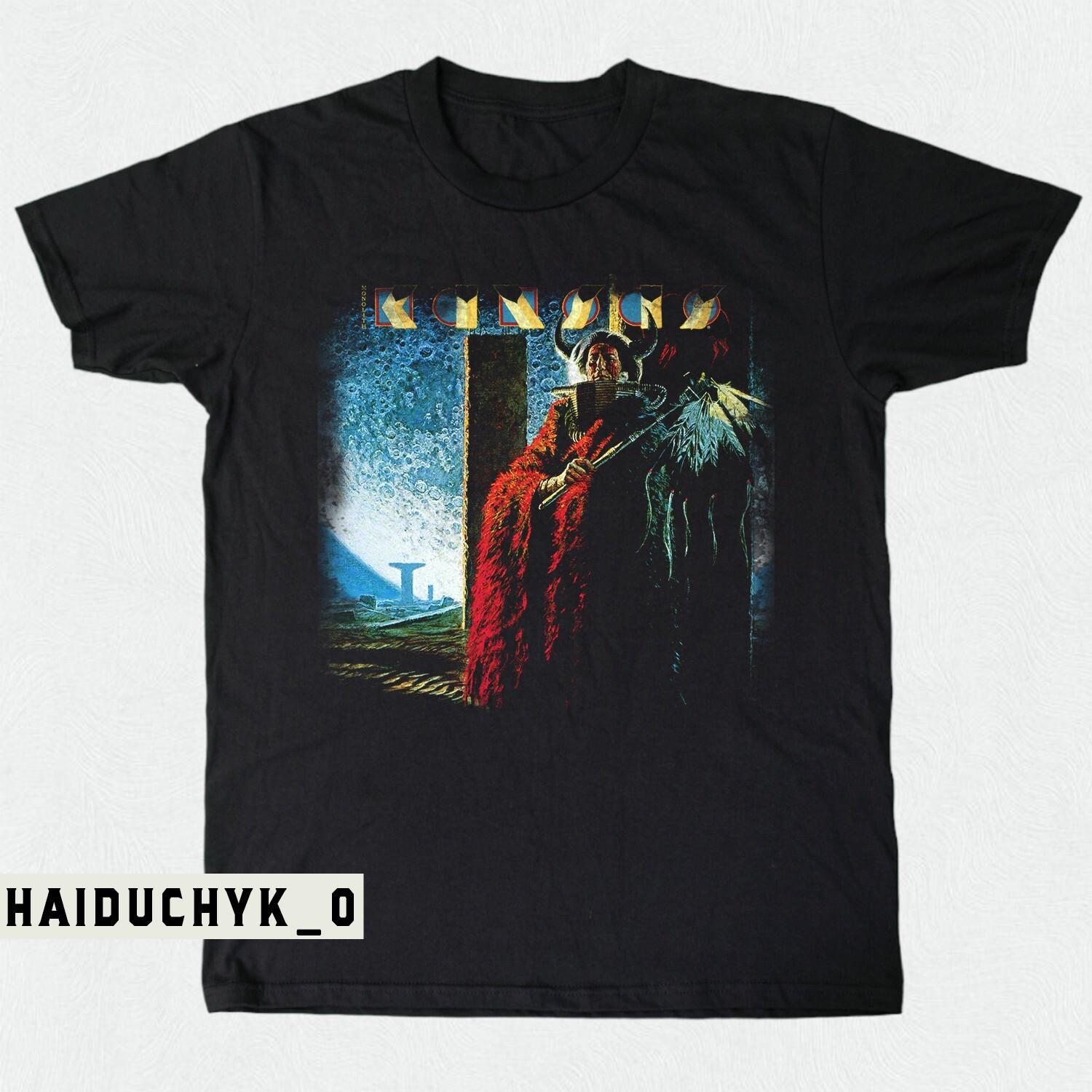 Kansas Monolith Classic Rock Band Graphic T Shirt S-5XL L