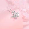Blingbling Crystal Diamante Bowknot Necklace Clavicle Chain Gifts for Girls Present Sexy Diamante Clavicle Chain
