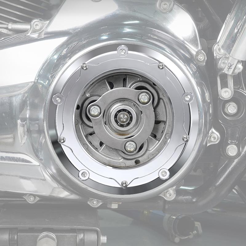 Motorcycle Clear Clutch Cover for Harley Road King/Special 17-24 Road King 16-22 Street Glide 16-24 Street Glide Special 16-23
