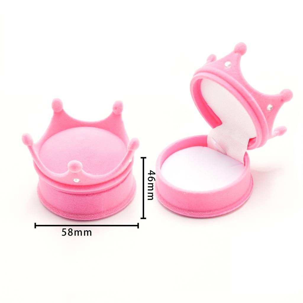 One Piece Velvet Jewelry Box Gift Box Container Wedding Ring Box Ring Case Earrings Holder for Jewelry Display& Jewelry Package