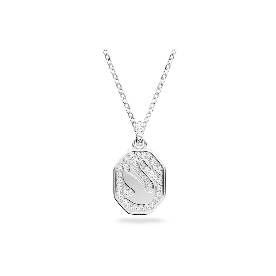 Swarovski Swan Crystal Necklace Women necklace Silver 5621098 Box (Random Color)