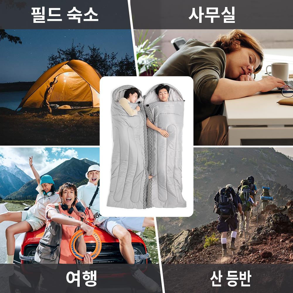 Kempingový spací pytel Ultralehký venkovní 3sezónní spací pytel Přenosný propojovatelný spací pytel Kempingové vybavení Základní potřeby
