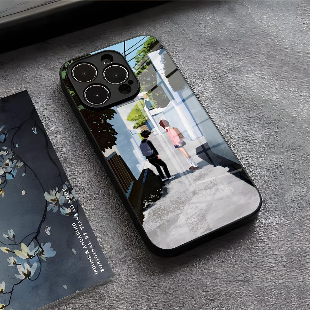 D-Dan D-Da Daa Phone Case For IPhone 17 Air 16 E Pro Max 15 14 13 Mini 12 Pro 11 Max Plus Black Glass Cover
