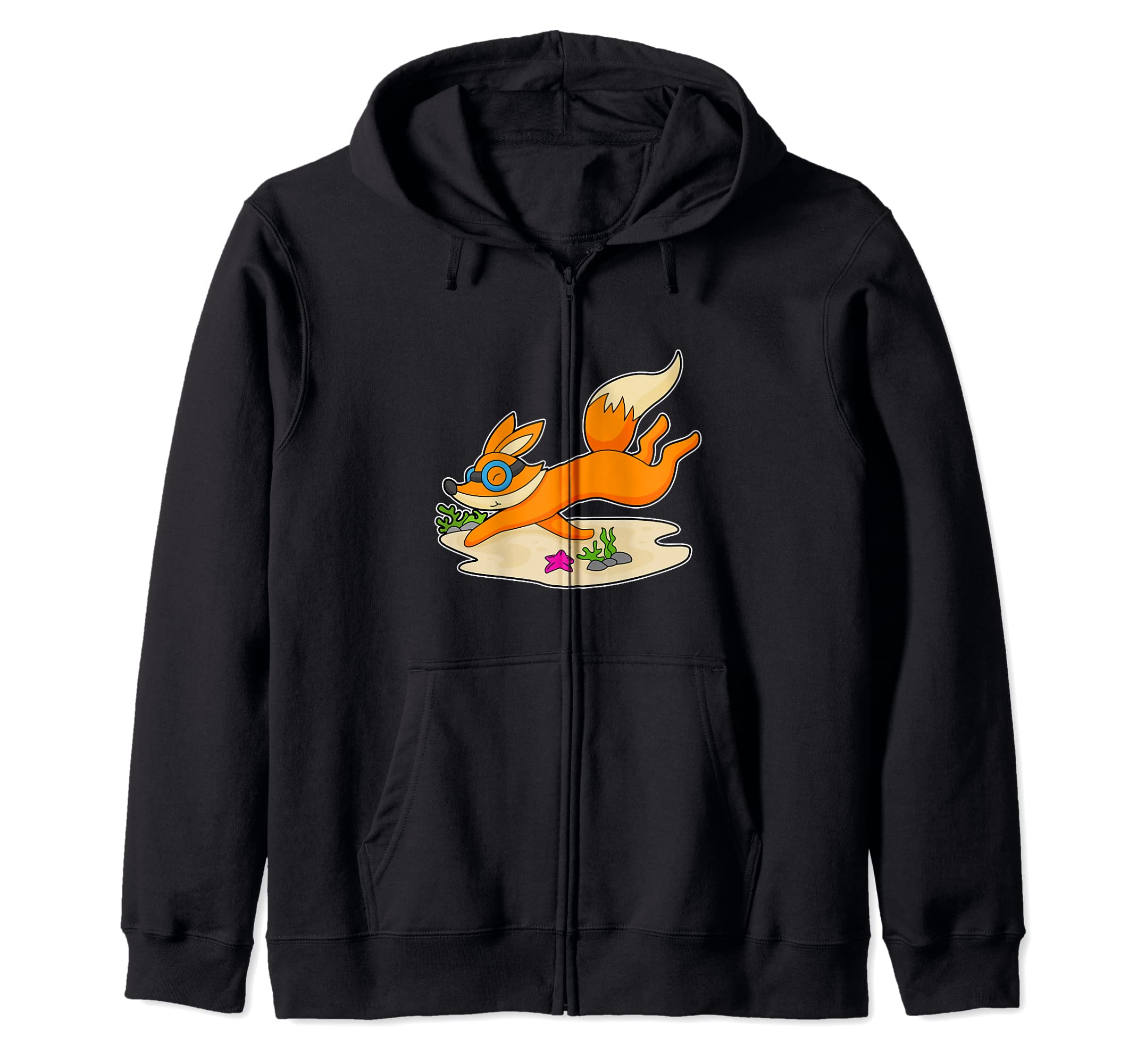 

Fox Diver Swim Goggles Zip Hoodie