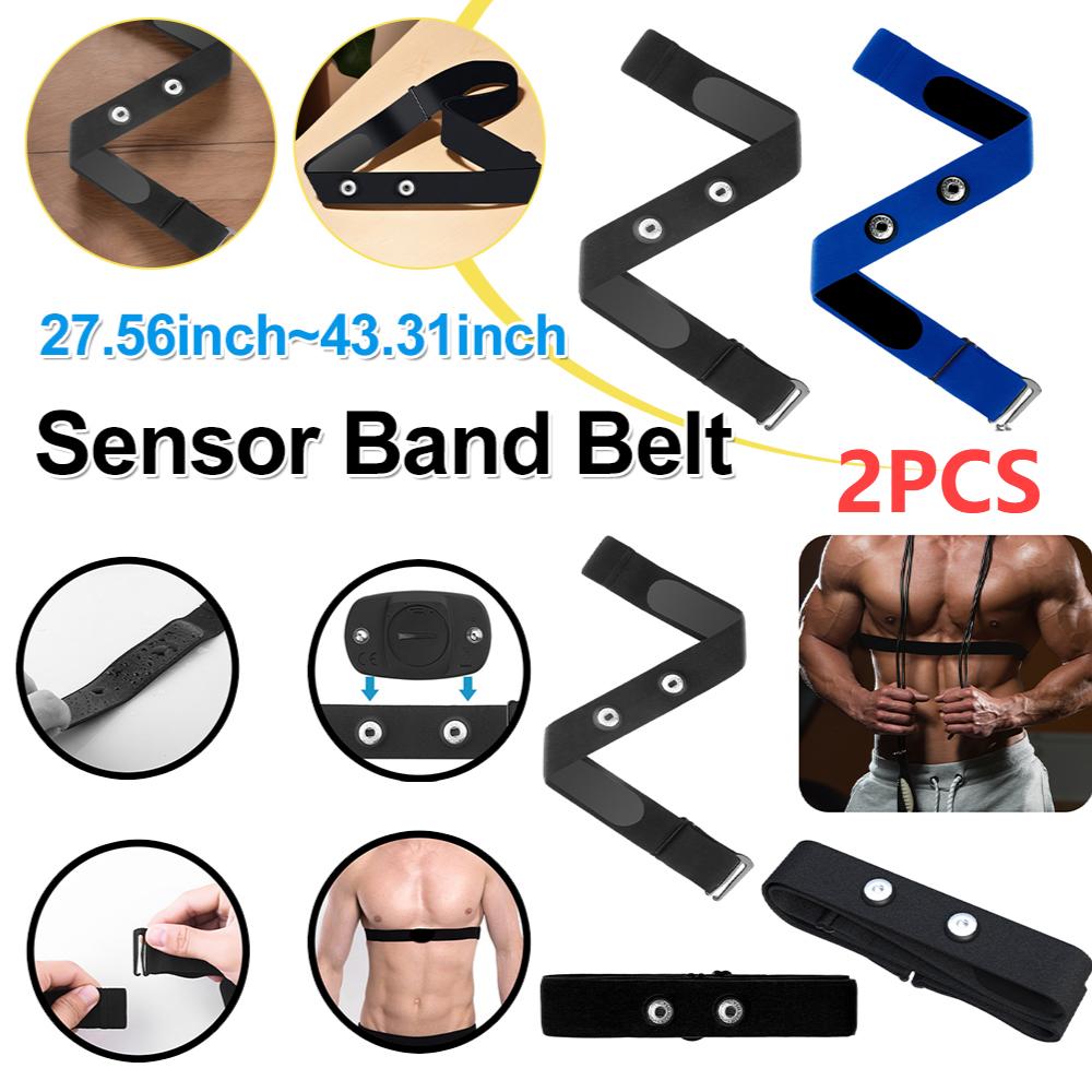 27.56~43.31inch Replacement Heart Rate Sensor Band Belt Soft Fitness Chest Band Chest Monitor Strap Fits for Polar Garmin Magene
