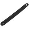 6PCS Leather Material Guitar Strap Holder Black Guitar Strap Lock Headstock Strap Tie  For Guitars