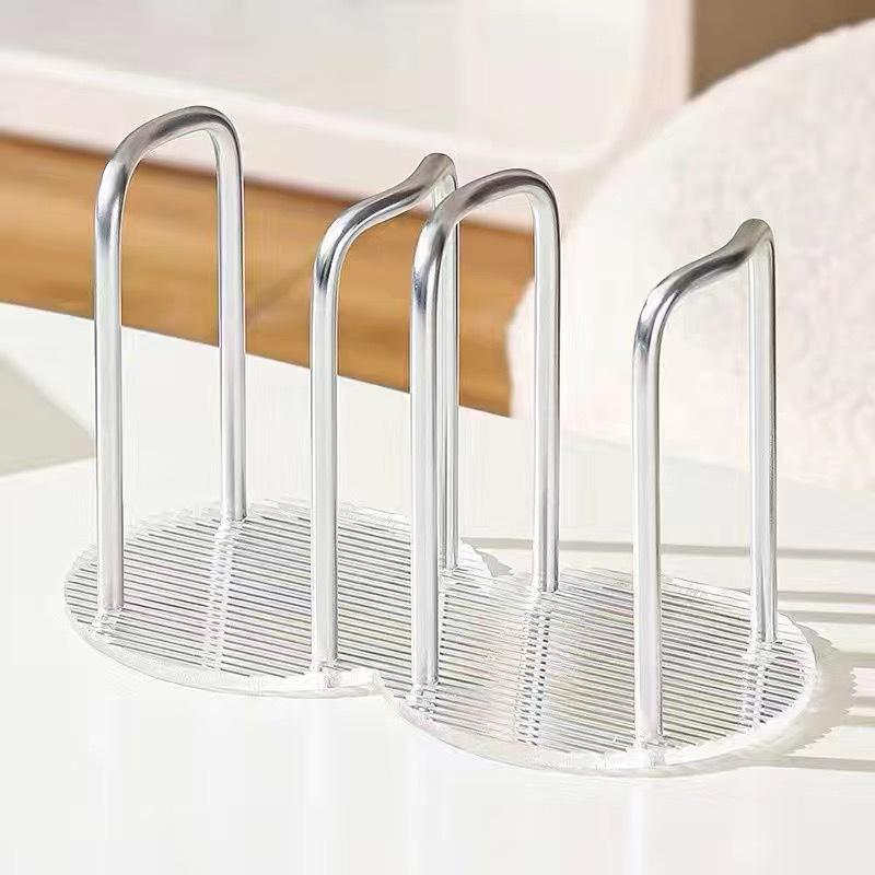 Acrylic Desktop Cup & Straw Holder - Coffee & Tea Storage Shelf