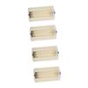4pcs Universal 3 AA To D Size Parallel Battery Convertor Adapter Holder Cases Box White