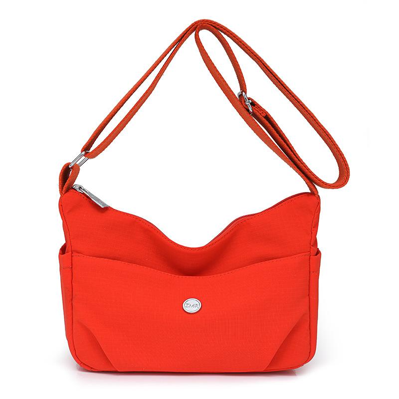 

Сумка через плечо женская сумка через плечо легкая многослойная сумка для мам среднего возраста оранжевый