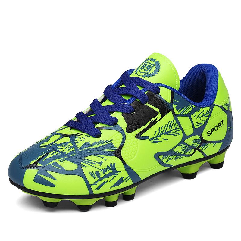 New Parent-child Football Shoes Children Children Artificial Turf Tf Broken Nails Artificial Turf Training Shoes Women