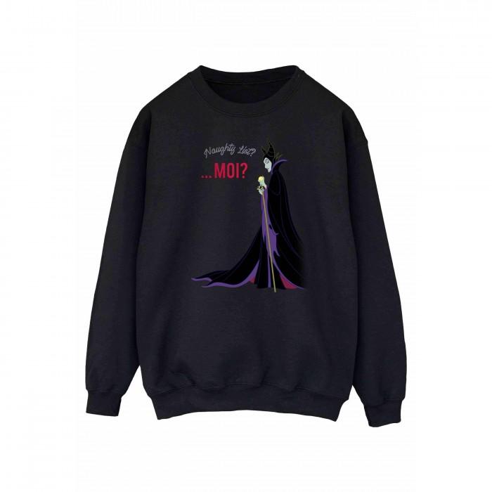 Disney Womens/Ladies Maleficent Christmas Naughty List Sweatshirt
