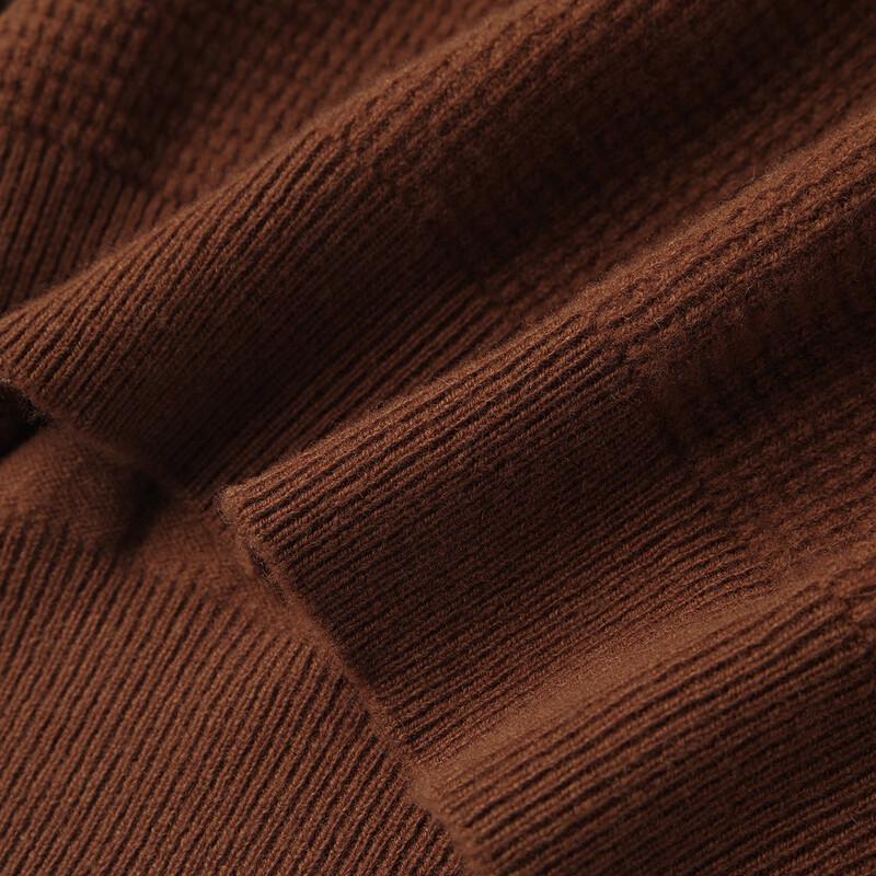 Srcr Women's Thick 100% Wool Peter Pan Collar Sweater