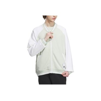 adidas Chaqueta con Cremallera y Etiqueta con Logo Color Block Unisex Chaquetas Verde IT6396