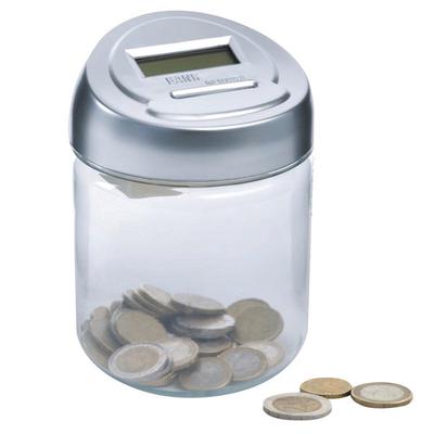 Large Digital Creative Fashion LCD Screen Coin Counting Save Money Automated Coin Bank Piggy Bank Coin Jar Electronic Coin
