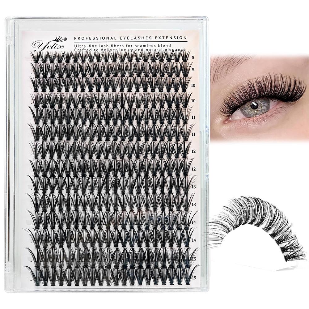 False Eyelashes False Eyelashes 30D40D False Eyelashes 240 Tufts False Eyelashes Book