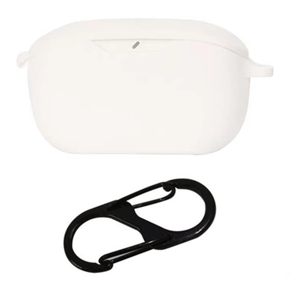 For JBL Wave Buds 2 Silicone Case with Anti Lost Buckle Bluetooth-compatible Earphones Protective Cover