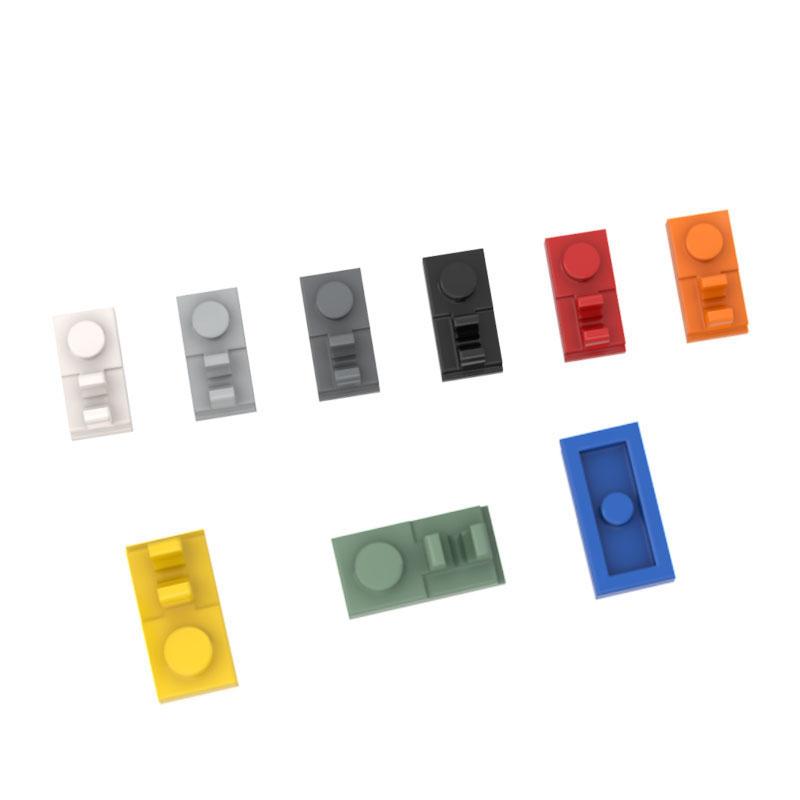 92280 Modified 1 x 2 with Clip on Top Bricks Collections Bulk Modular GBC Toys For Technical MOC DIY Building Blocks Compatible