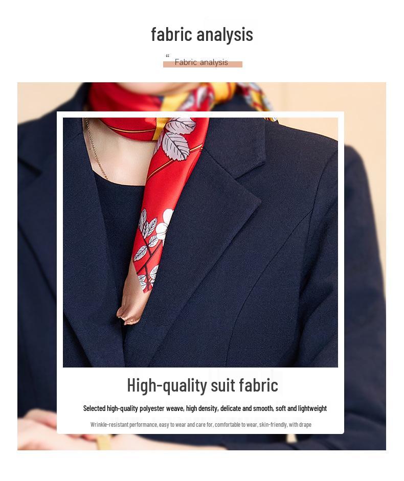 Elegant Mid-Sleeve Autumn/Winter Dress for Women - Sophisticated Socialite & Flight Attendant Uniform