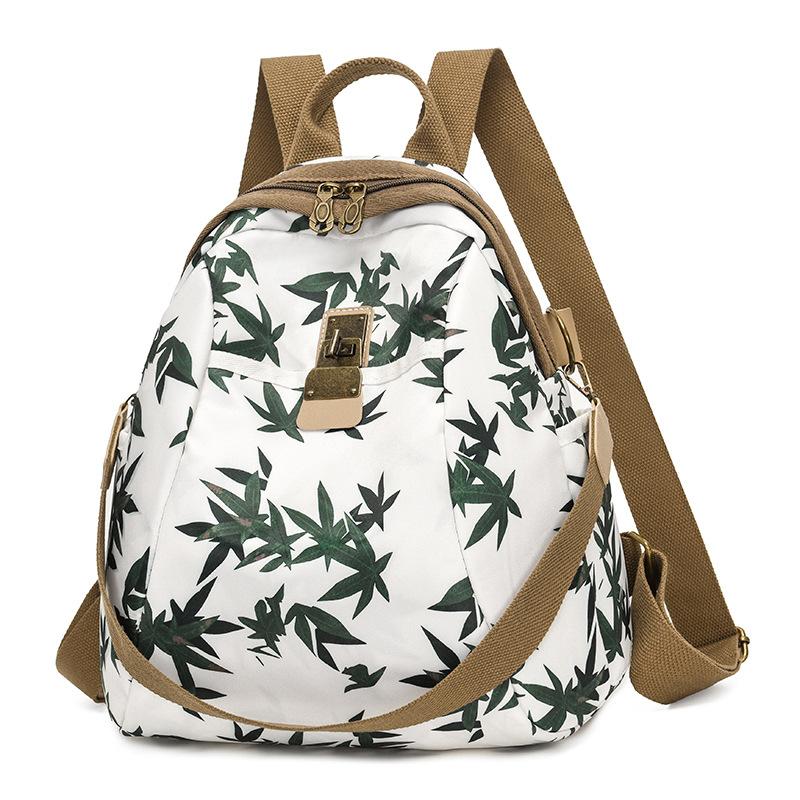 

Рюкзак Oxford Print, женская водонепроницаемая дорожная сумка, многофункциональный рюкзак белый