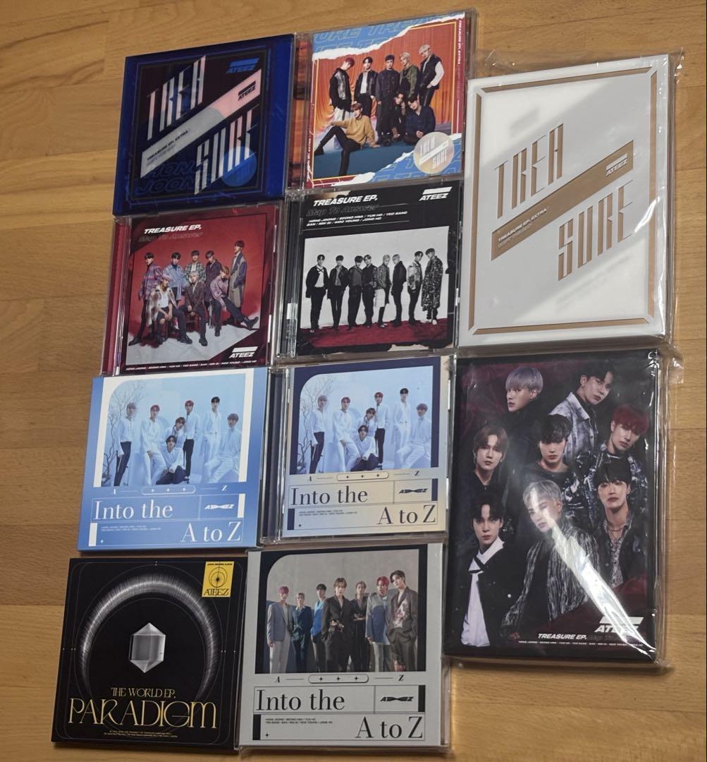 

[USED] ATEEZ Japan Album Hongjoong Seonghwa Jongho Trading Card Answer