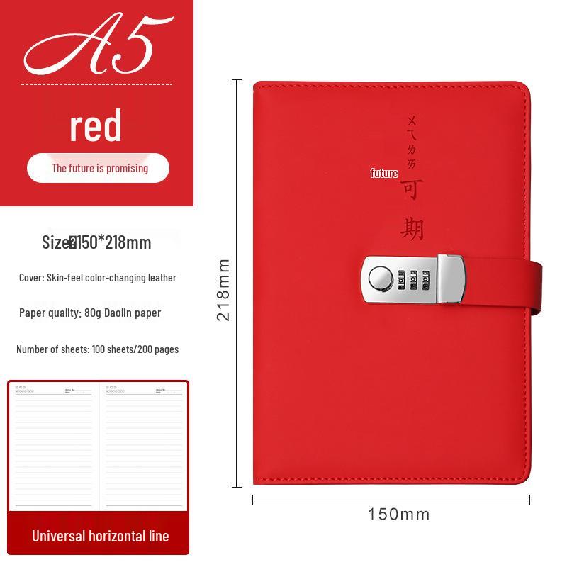 

Женский блокнот формата А5 с паролем и заблокированный планер A5