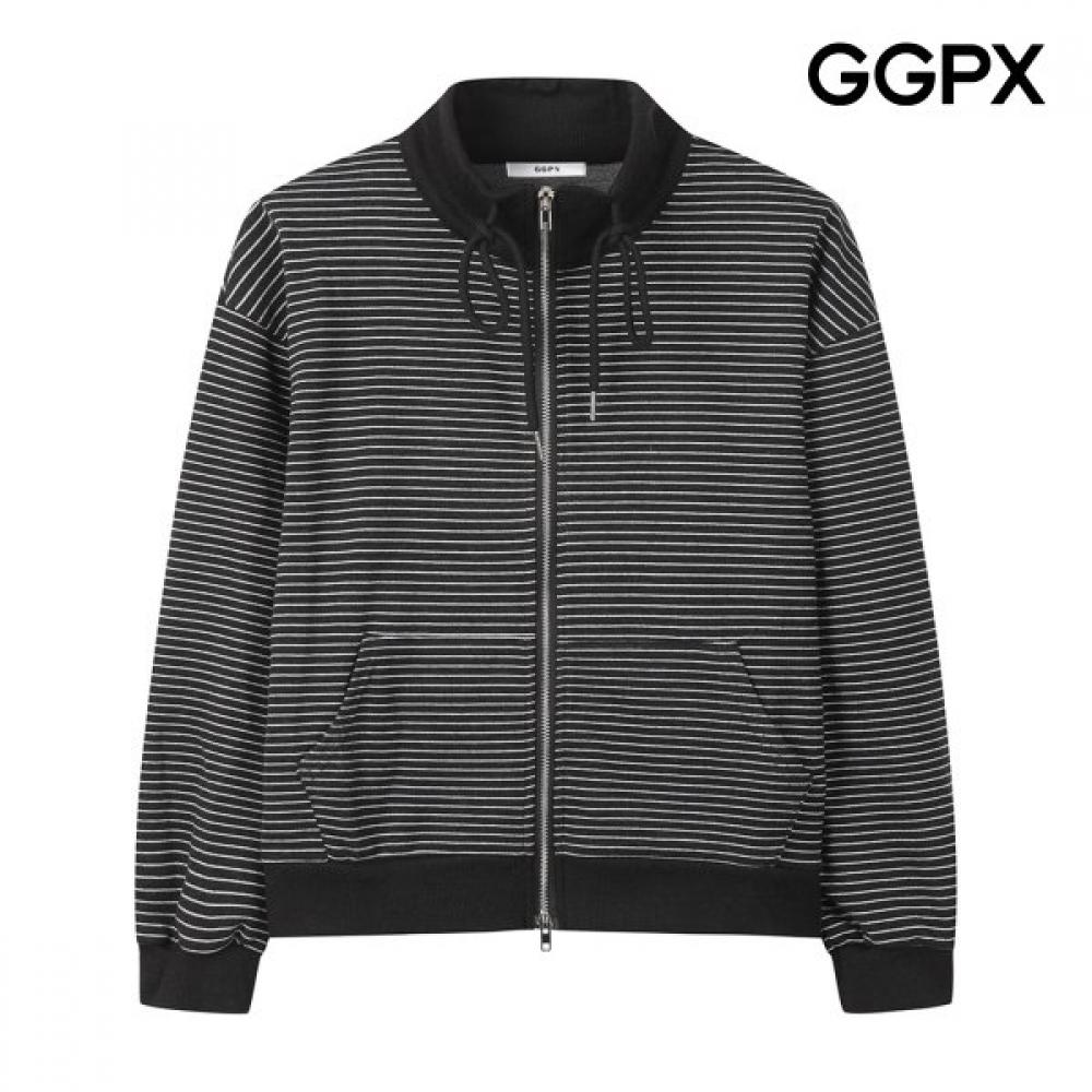 Мини-свитер на молнии с высоким воротником в полоску Gq1jp016f charcoal/F