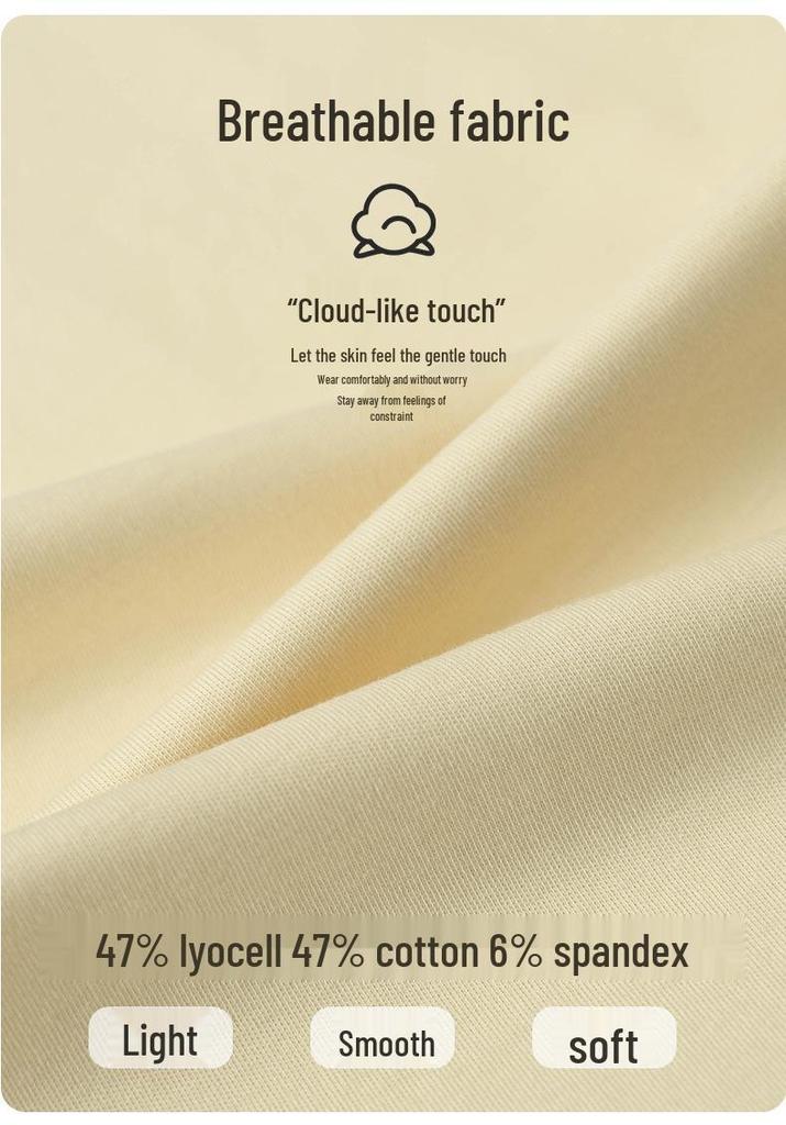 Spring & Autumn Couple's Pajamas - Tencel Lyocell Cotton Cardigan Style, Long Sleeve Casual Home Wear Set for Men & Women