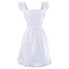 Accesorii Costum Menajeră Franceză Șorț de Menajeră cu Volane Reglabile Uniformă de Asistentă Medicală Șorț de Bucătărie pentru Gătit Șorț de Cofetărie pentru Femei