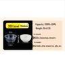 Transparent Disposable Round Plastic Food Containers with Lids