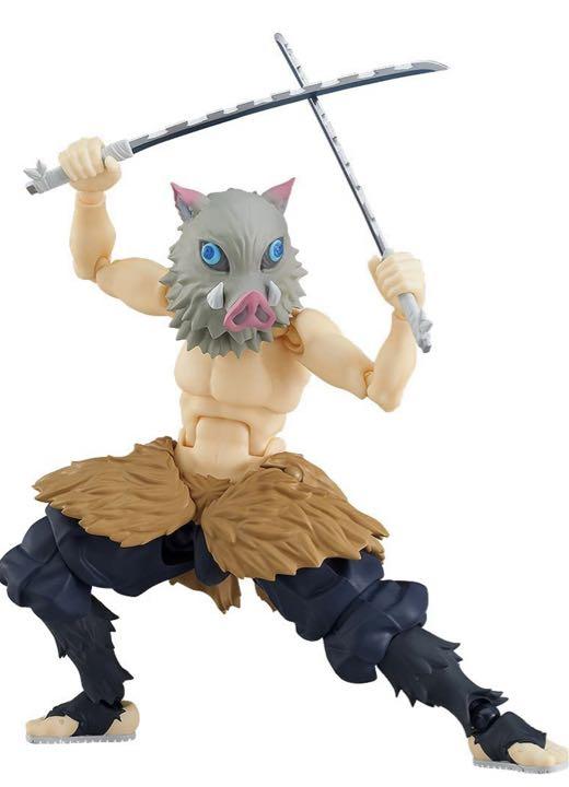 

[USED] Demon Slayer figma Hashibira Inosuke with Good Smile Company bonus Inosuke