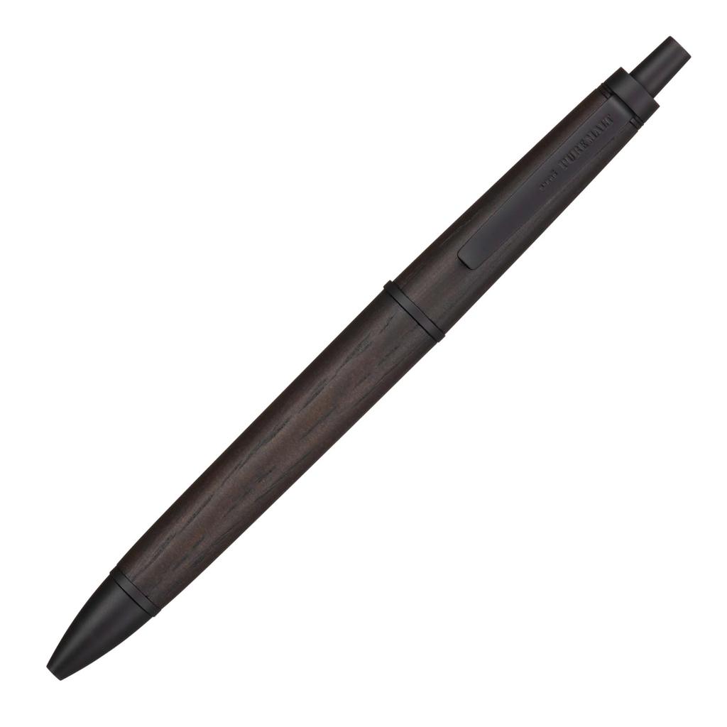 Mitsubishi Pencil Ballpoint Pure Malt Jetstream Dark Wooden Gift Packaging Oil-Based Pen, Inside, Single, 0.5mm, Brown, Barrel, Included, SXNPM05.22
