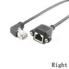 Right Angle 8Pin Screw Panel RJ45 Cable Panel Mount Extension Cable Ethernet LAN Cord Network Wire
