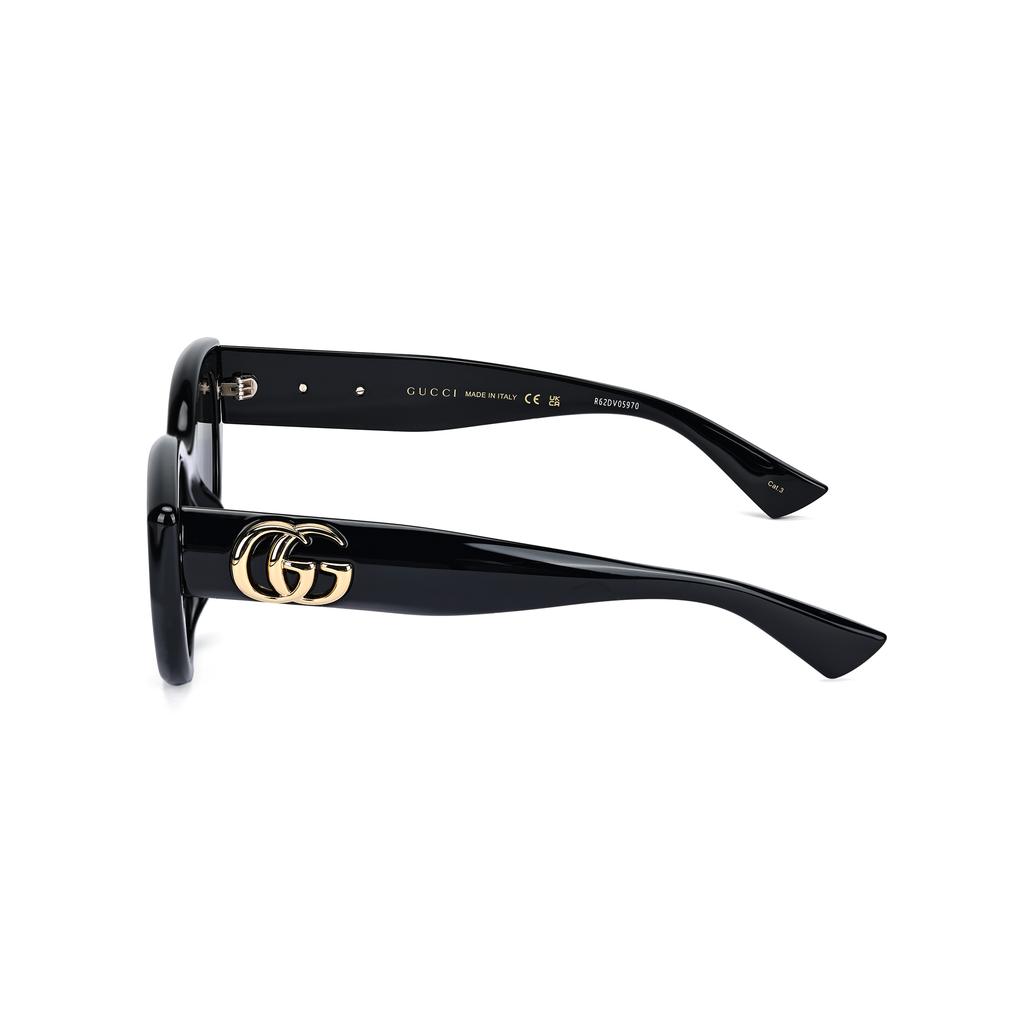 Gucci Logo Injection Cat Eye Sunglasses Women Sunglasses Black GG1976SK001
