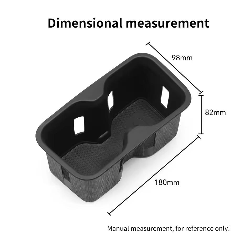 For BYD Shark 2025 2025 Cup Holder Storage Tray Shock-Absorbing Central Armrest Box Car Interior Accessories