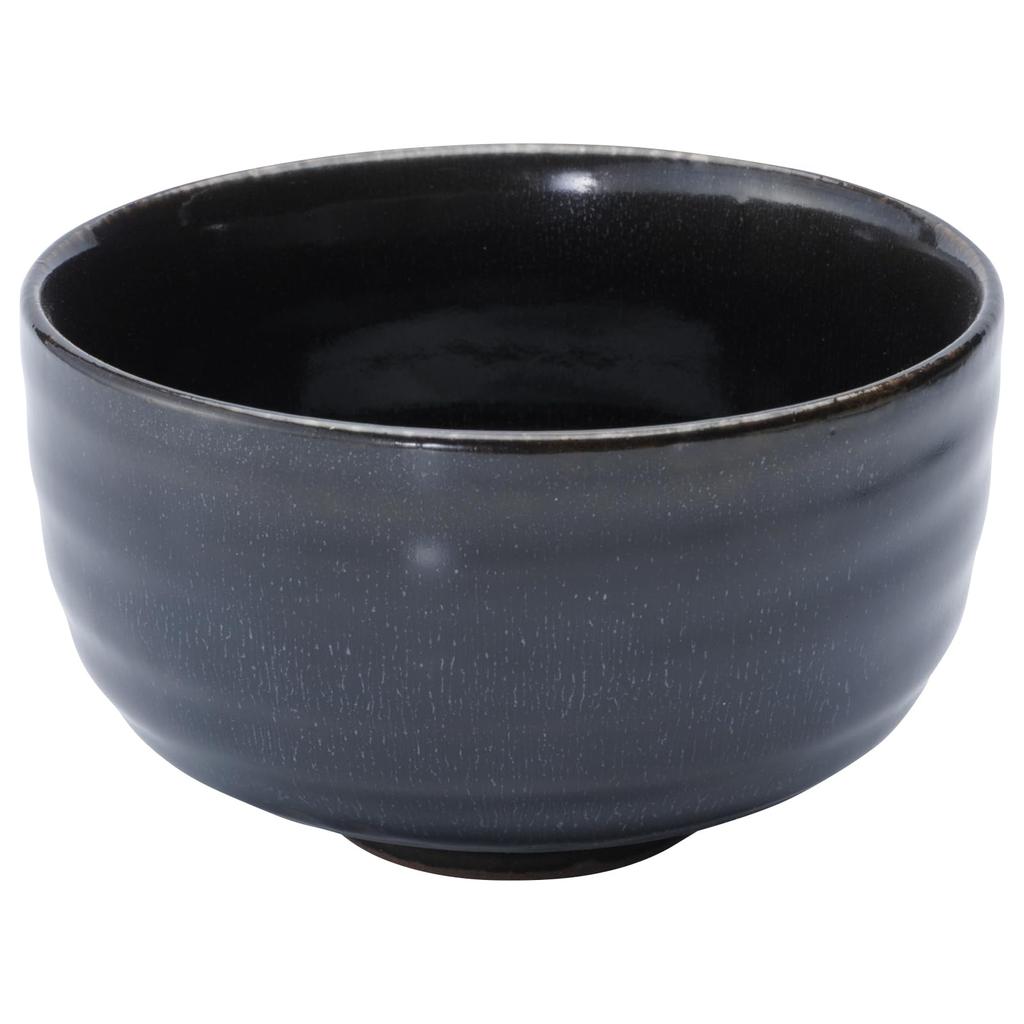 Hasami ware matcha black Irabo approximately 12cm in diameter and 7cm in approximately 450ml Suitable for everyday tea and tea Comes in a wooden Made